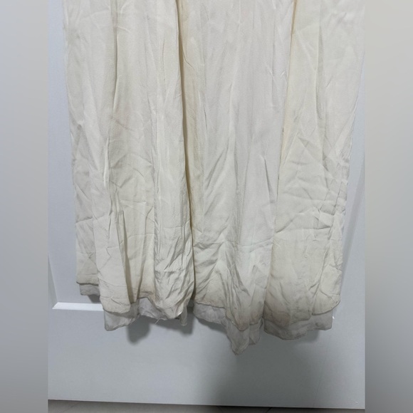 Jovani Ivory Long Sleeve Gown with Gold Beaded Collar - Picture 10 of 11